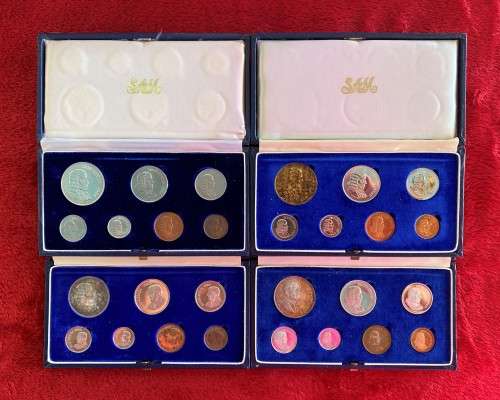 Collection (24 Sets) of RSA 2nd Decimal Proof Sets [1966 to 1989] (Bidding per Set)