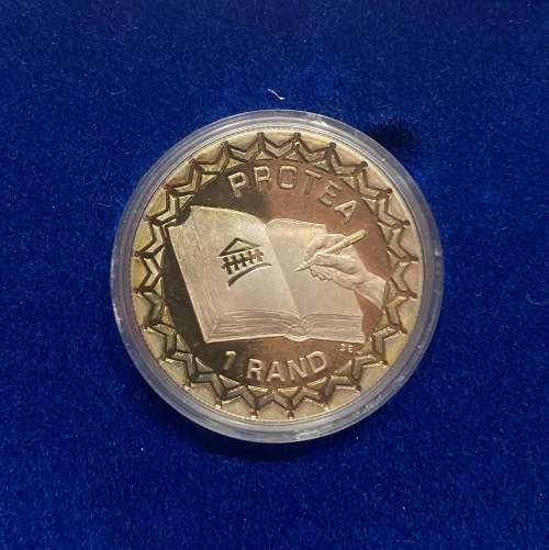 Stunning RSA 1996 Constitution Silver Protea R1