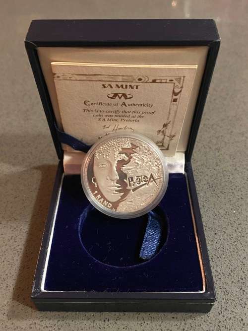 Stunning RSA 1997 Women Silver Protea R1