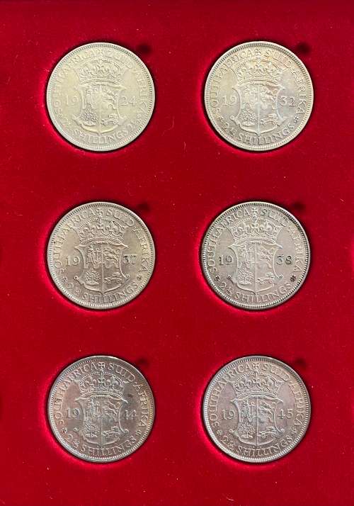 Nice Collection (6x) of Union Silver Half Crowns - Bid per Coin