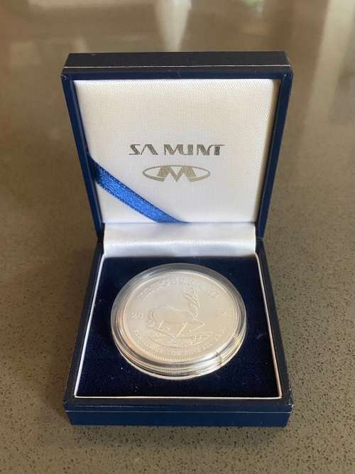 Stunning 2019 RSA Brilliant UNC Silver Krugerrand [1oz Silver]