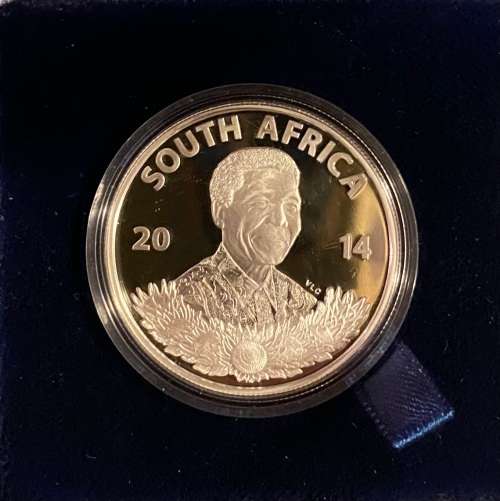 Stunning RSA 2014 Silver Protea R1