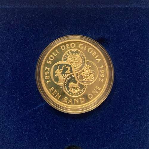 Stunning RSA 1992 Coinage Silver Protea R1