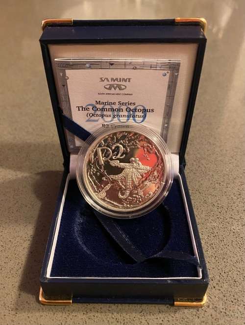 Brilliant Proof RSA 2000 Octopus Silver R2 - 1 oz