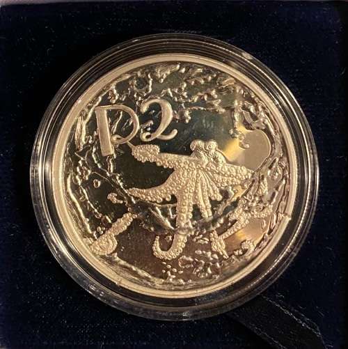 Brilliant Proof RSA 2000 Octopus Silver R2 - 1 oz