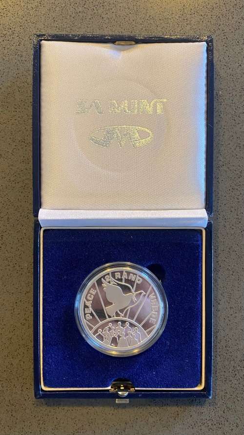 Brilliant Proof RSA 1993 Peace Silver R2 - 1 oz