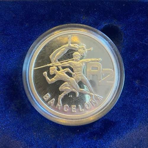 Brilliant Proof RSA 1992 Olympics Silver R2 - 1 oz