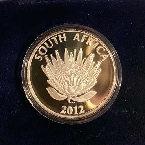 Stunning Proof RSA 2012 Sisulus Silver Protea R1