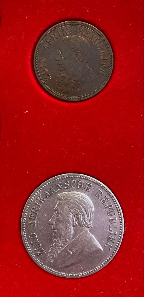 Very Collectable ZAR 1892 Set (7 coins, Penny to Crown)