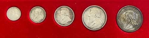 Very Collectable ZAR 1892 Set (7 coins, Penny to Crown)