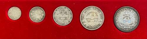 Very Collectable ZAR 1892 Set (7 coins, Penny to Crown)