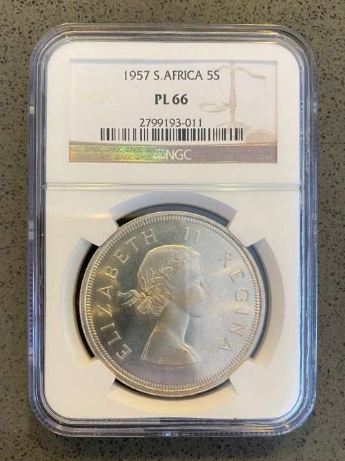 Graded Union of SA 1957 Silver Crown: NGC PL66