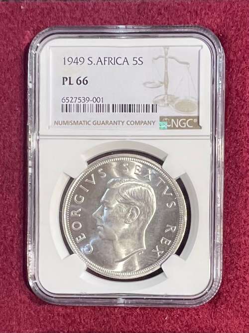 Graded Union of SA 1949 Proof-like Silver Crown: NGC PL66