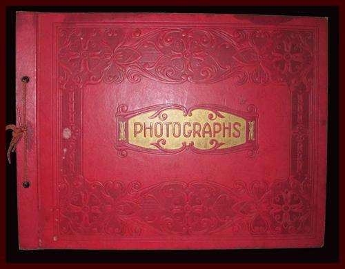 COLLECTABLE LARGE VINTAGE PHOTOGRAPH ALBUM WITH VINTAGE PHOTOS POSSIBLY TAKEN DURING WORLD WAR 2