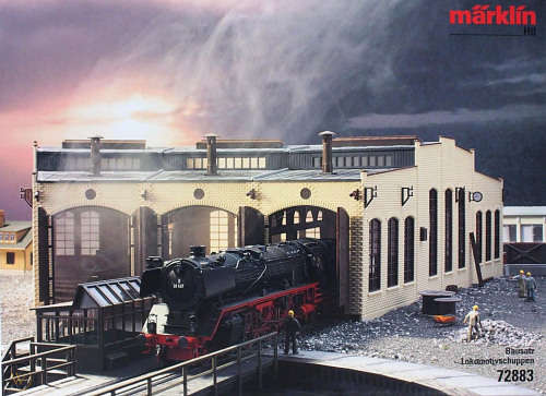 MARKLIN THREE STALL ROUNDHOUSE (HO)