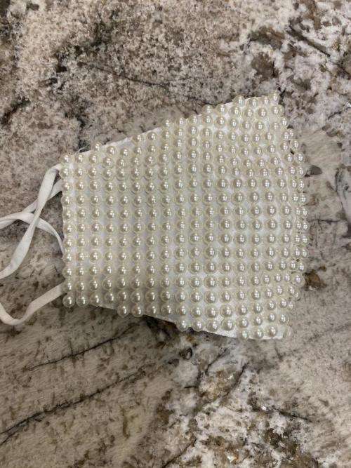 Designer Pearl Face Mask