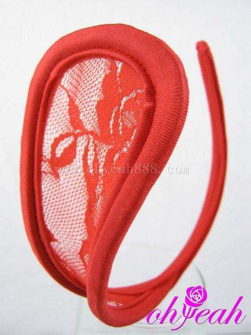 Sexy Red Lace C-string - Prevents Muffin Tops - One size fits all