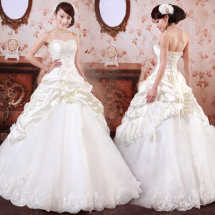 Women's Cute Off The Shoulder Solid Satin Floor-Length Ball Gown Dress -