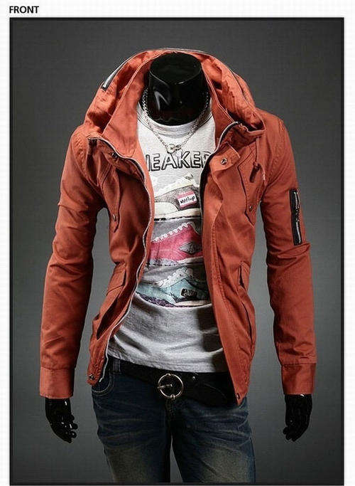 Men's Orange Men Jacket - *DOOR DELIVERY R45*