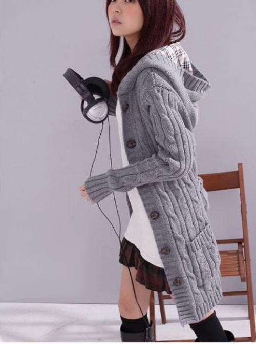 10 ON AUCTION - Women's Sexy Gray V-Neck Solid Woolen Sweater - - *DOOR DELIVERY R150*