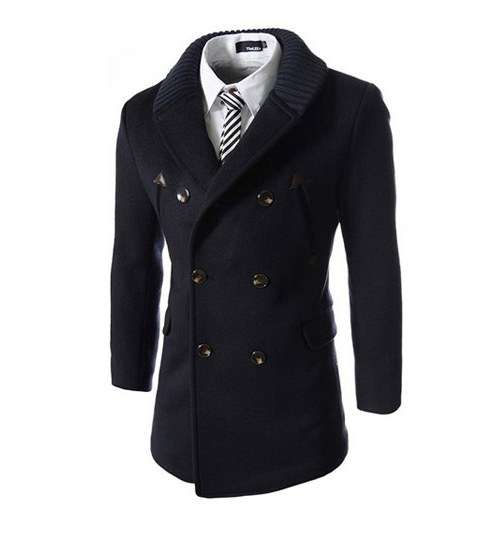 Men's Lovely Navy Coat- - *Door delivery for only R45*