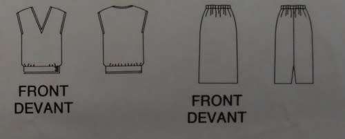 BUTTERICK 5634 TOP & SKIRT SIZE 14-16-18 COMPLETE-UNCUT-F/FOLDED SEWING PATTERN