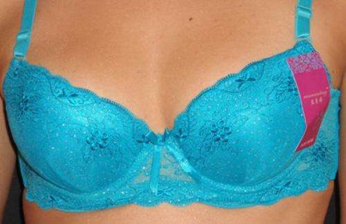 Indian design Sexy Turquoise lacey bra! 34B