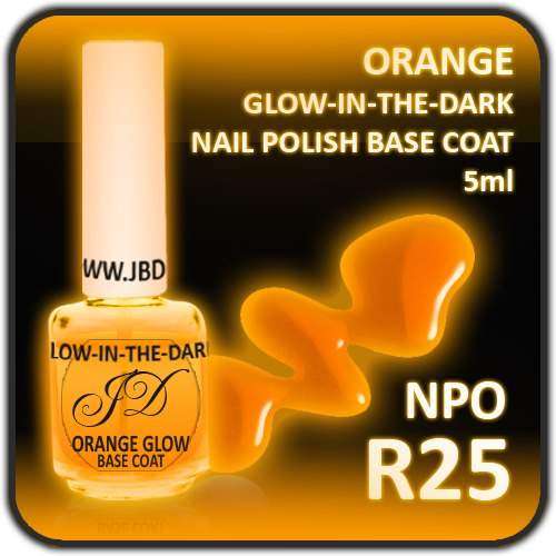 Orange Glow in the dark nailpolish cutex