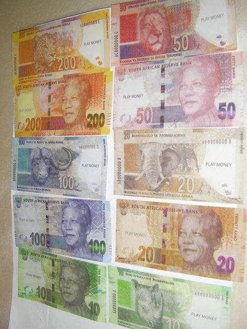 South African Madiba Play Money
