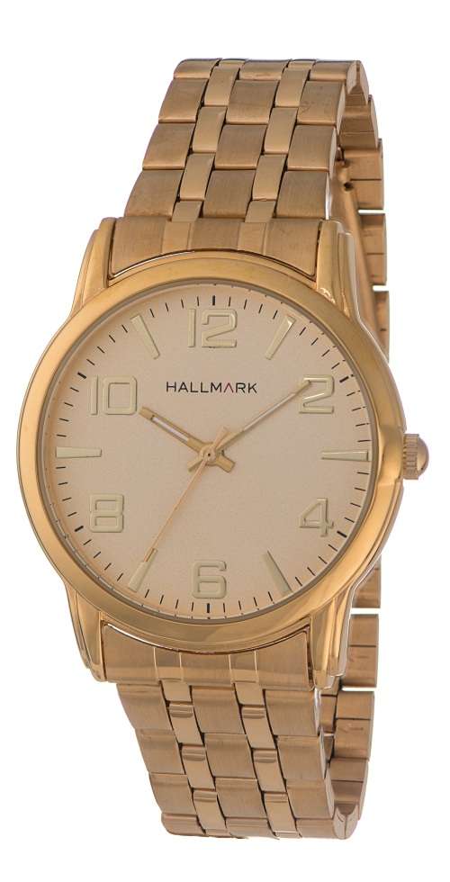 Hallmark Mens Gold Watch - HB1267C