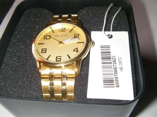 Hallmark Mens Gold Watch - HB1267C
