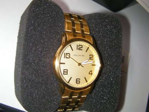 Hallmark Mens Gold Watch - HB1267C
