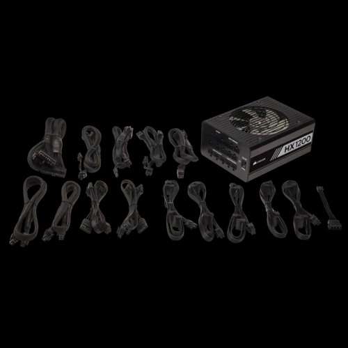 HX Series HX1200  1200 Watt 80 PLUS® PLATINUM Certified Fully Modular PSU