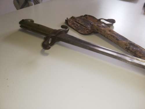 German M1871 Bayonet Sword