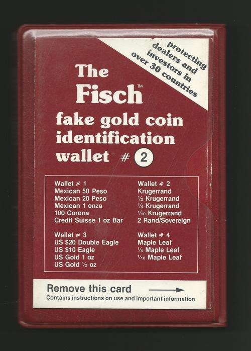 The Fish - Fake gold coin identification wallet # 2