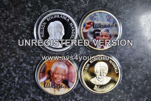 Mandela Souvenir Coins set