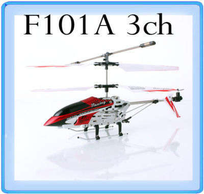 F101A 3ch Mini RC Remote Controlled Helicopter Gyro Toy