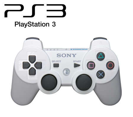 Sony Playstation 3 Controller Wireless PS 3 Remote White Dual Shock Sixaxis IN STOCK