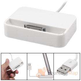 iPhone 4 4G 4S Docking Charger White With Cable *SPECIAL* LOW PRICE!