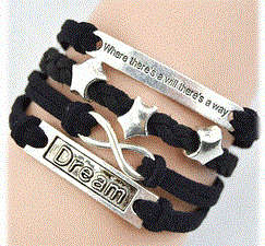 A MUST HAVE - Beautifull Black infinity bracelet