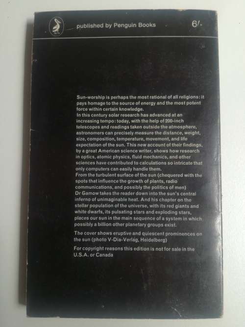 A Star called the sun ,by George Gamow ,pelican paperback