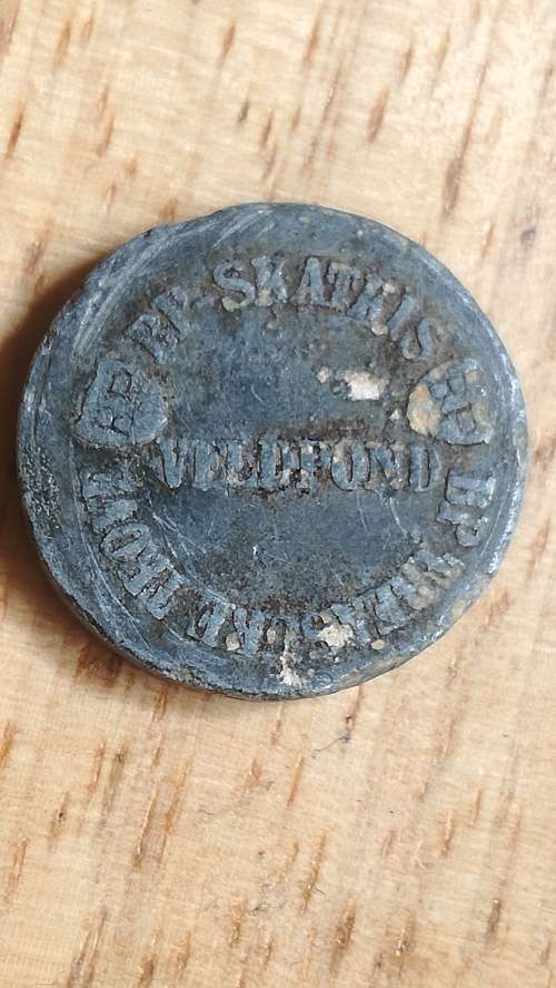 Very Rare/Collectable 1902 VELPOND BP SKATKIS TOKEN - COLLECTABLE - RARE