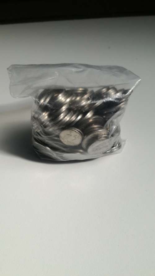 1Kg mixed South African 5c 10c and20c 86x5c ,64x10c 34x20c nickel coins