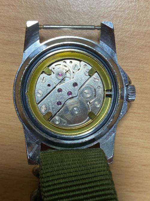 VINTAGE VERY COLLECTABLE MORTIMER SUPERDATOMATIC DIVE WATCH ORIGINAL ,SERVICED WORKS BEAUTIFULLY