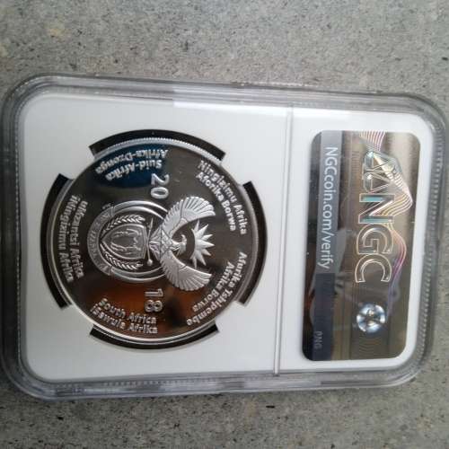 2018 1oz PF 69 SOUTH AFRICA R50 100TH ANNIVERSARY NELSON MANDELA BIRTH FIRST RELEASE