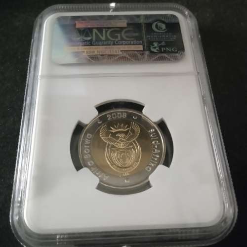 MS 67 2008 R5 NELSON MANDELA  90TH BIRTHDAY