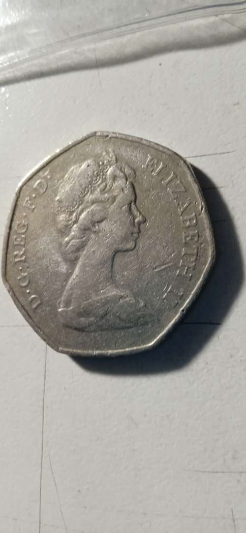 1973 Hands in Hands Euro union  50p British Coin