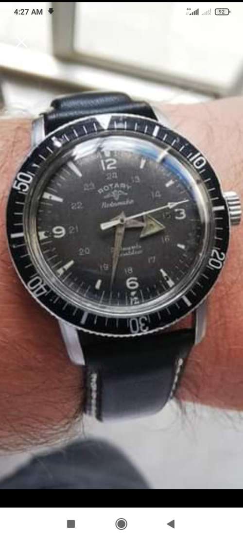 *STUNNING * VERY COLLECTABLE AUTOMATIC ROTARY AQUAPLUNGE 666Ft Devil Diver 1960s open to offers