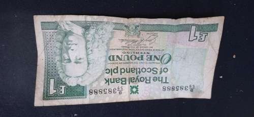 Old Royal bank of Scotland One Pound Note ,ungraded
