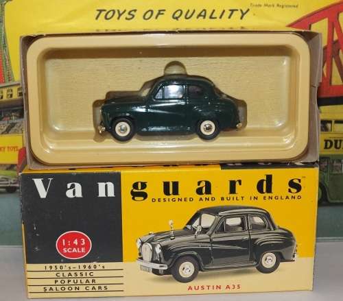 Lledo Vanguards Austin A35 in Green No VA23000 MIB RARE.